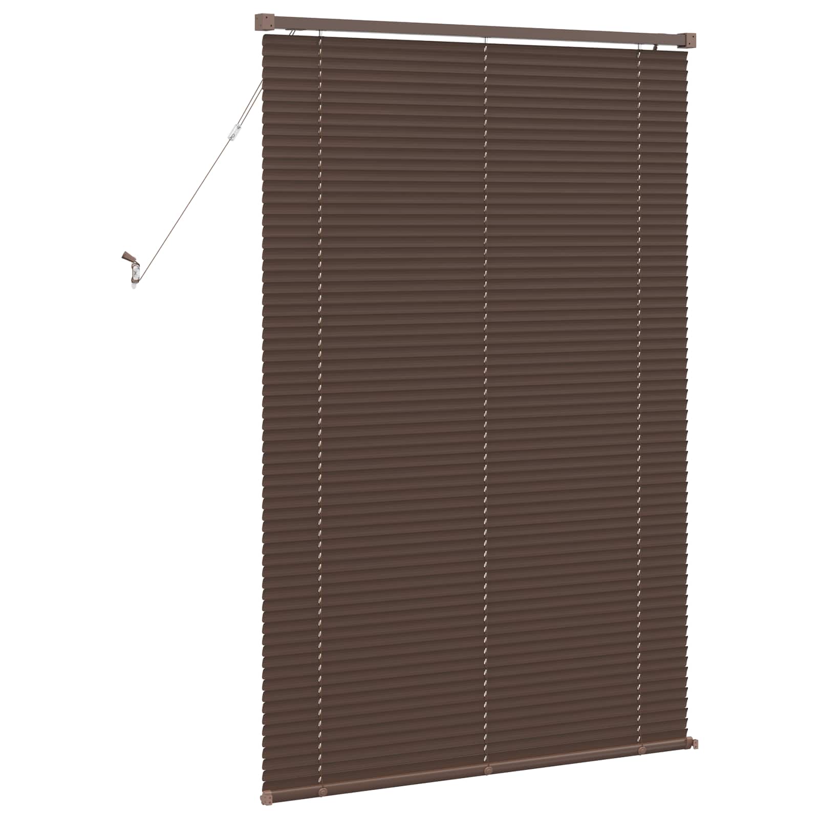 Venecijanska roleta Tamno smeđa s uzorkom 150 x 70 cm PVC