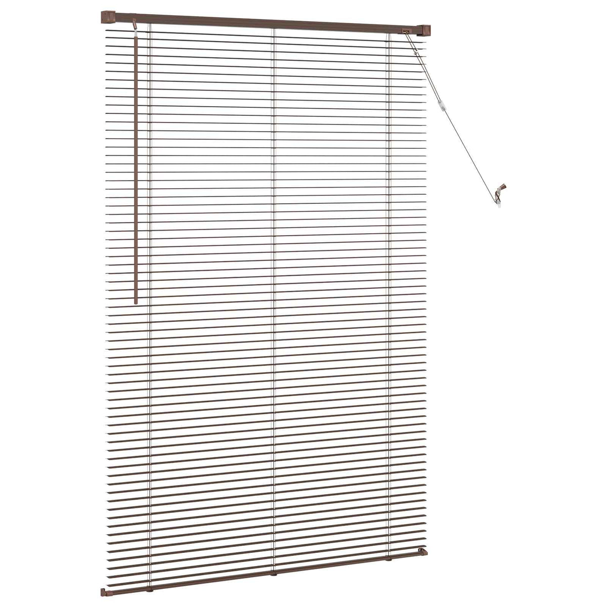 Venecijanska roleta Tamno smeđa s uzorkom 150 x 80 cm PVC