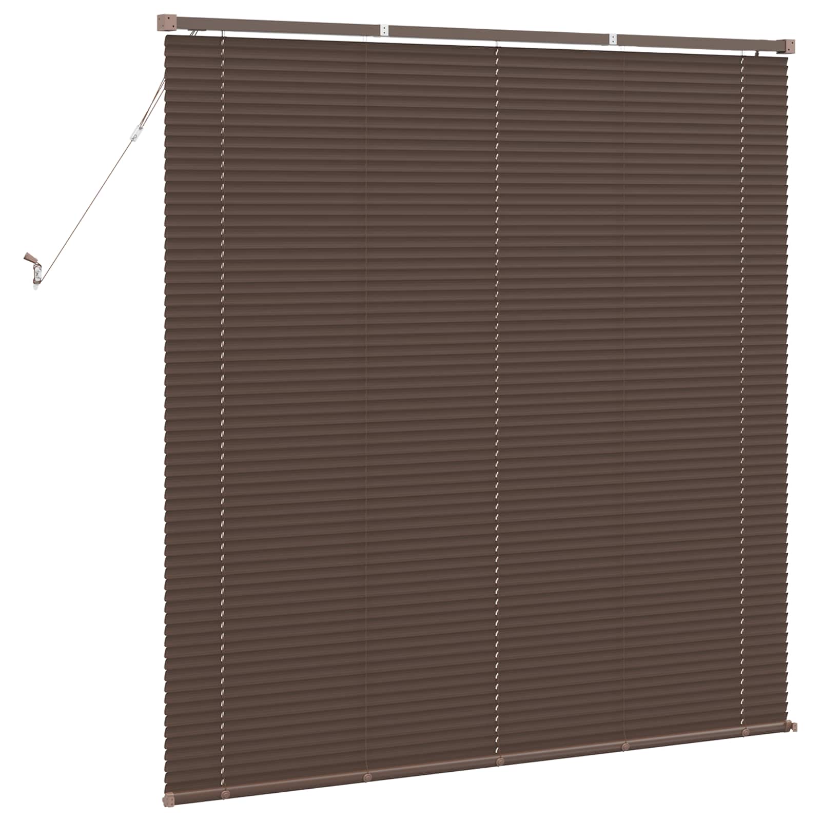 Venecijanska roleta Tamno smeđa 160 x 150 cm PVC