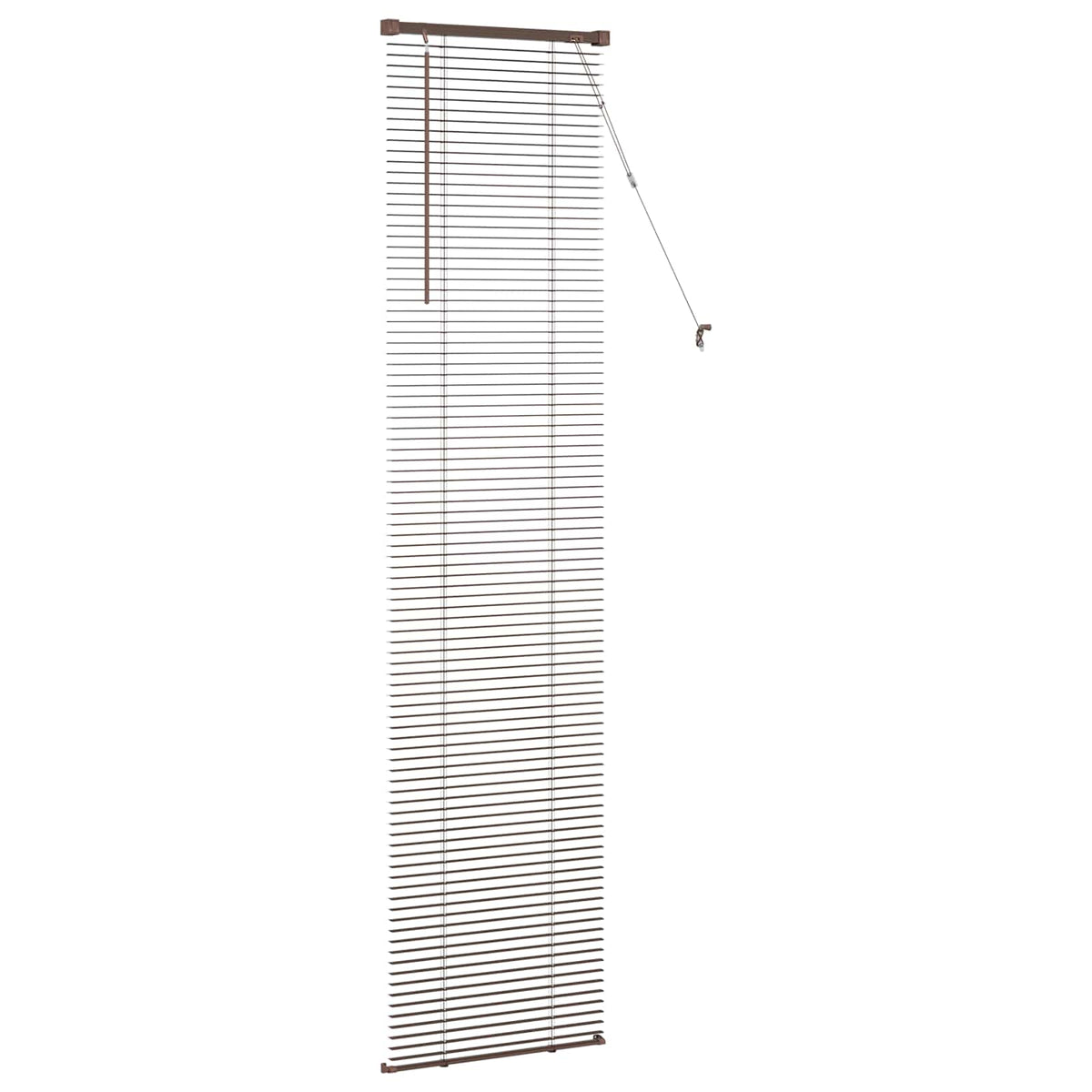 Venecijanska roleta Tamno smeđa s uzorkom 213 x 40 cm PVC