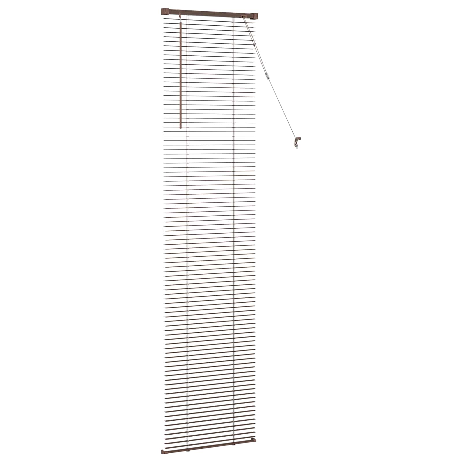 Venecijanska roleta Tamno smeđa s uzorkom 213 x 40 cm PVC