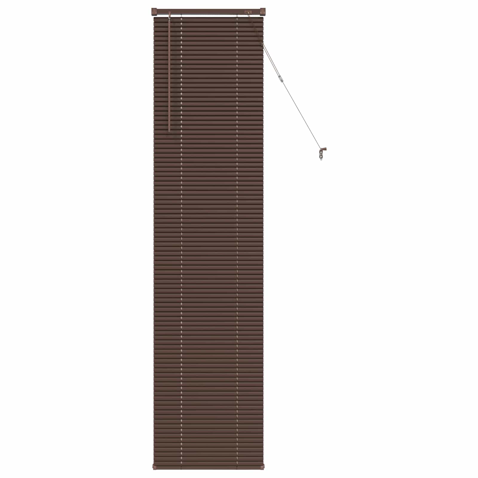 Venecijanska roleta Tamno smeđa s uzorkom 213 x 40 cm PVC