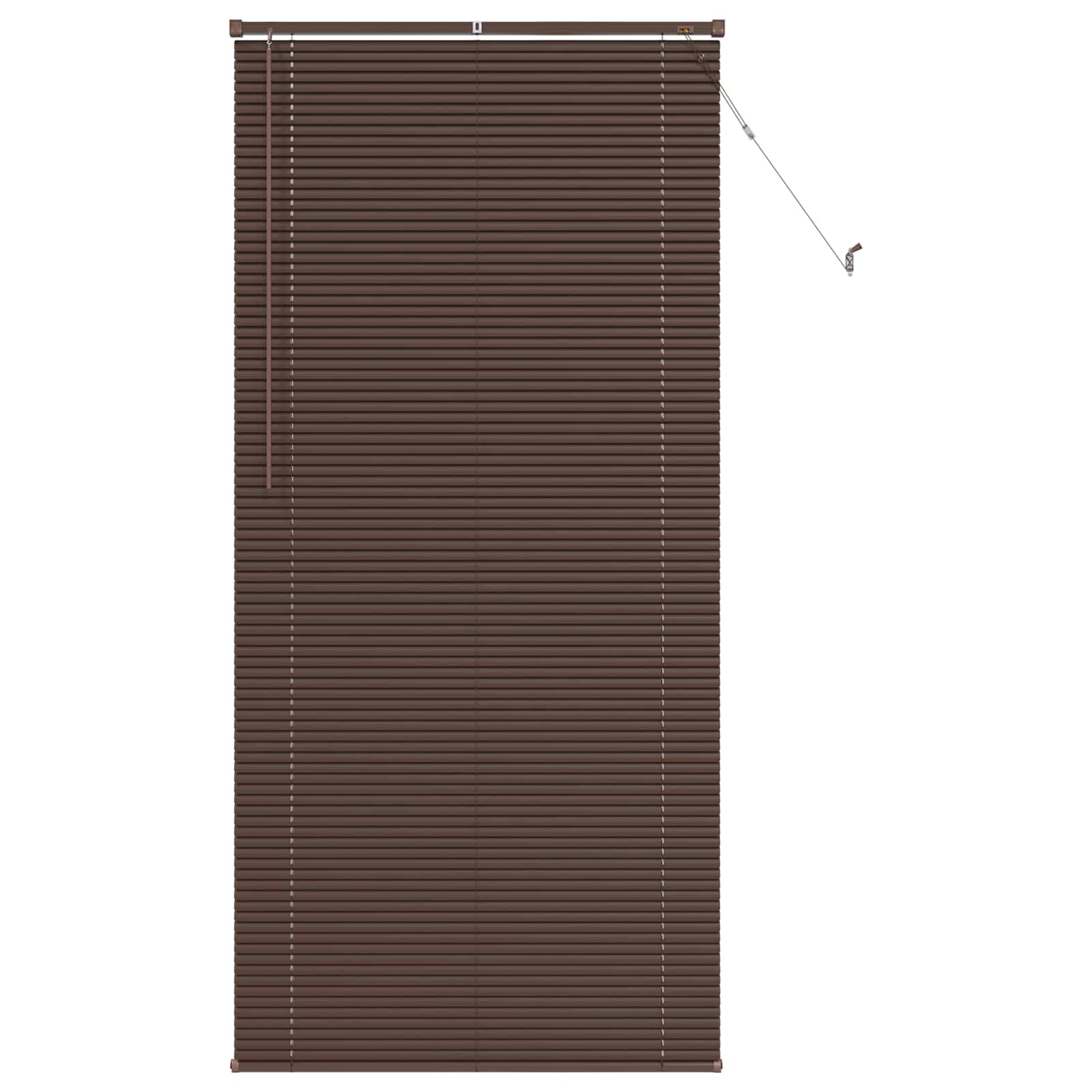 Venecijanska roleta Tamno smeđa s uzorkom 213 x 70 cm PVC