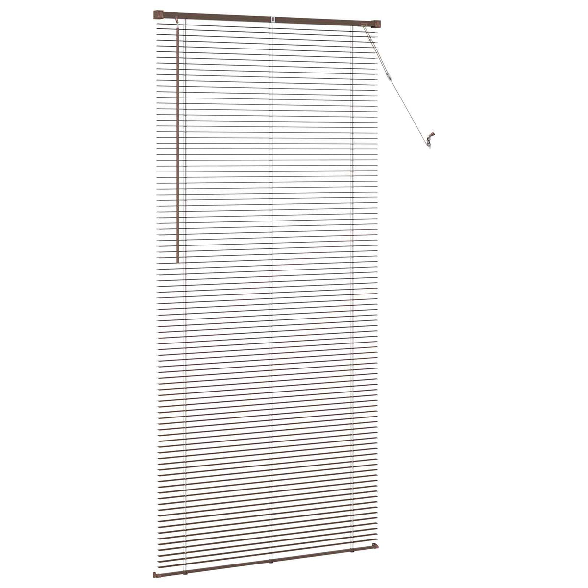 Venecijanska roleta Tamno smeđa s uzorkom 213 x 80 cm PVC