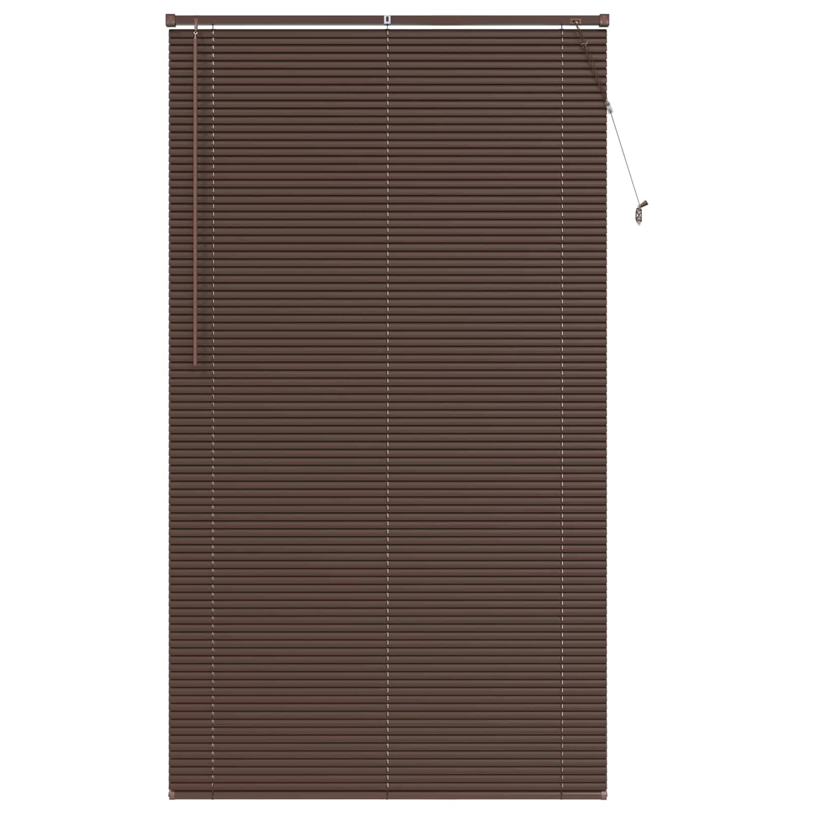 Venecijanska roleta Tamno smeđa s uzorkom 213 x 120 cm PVC