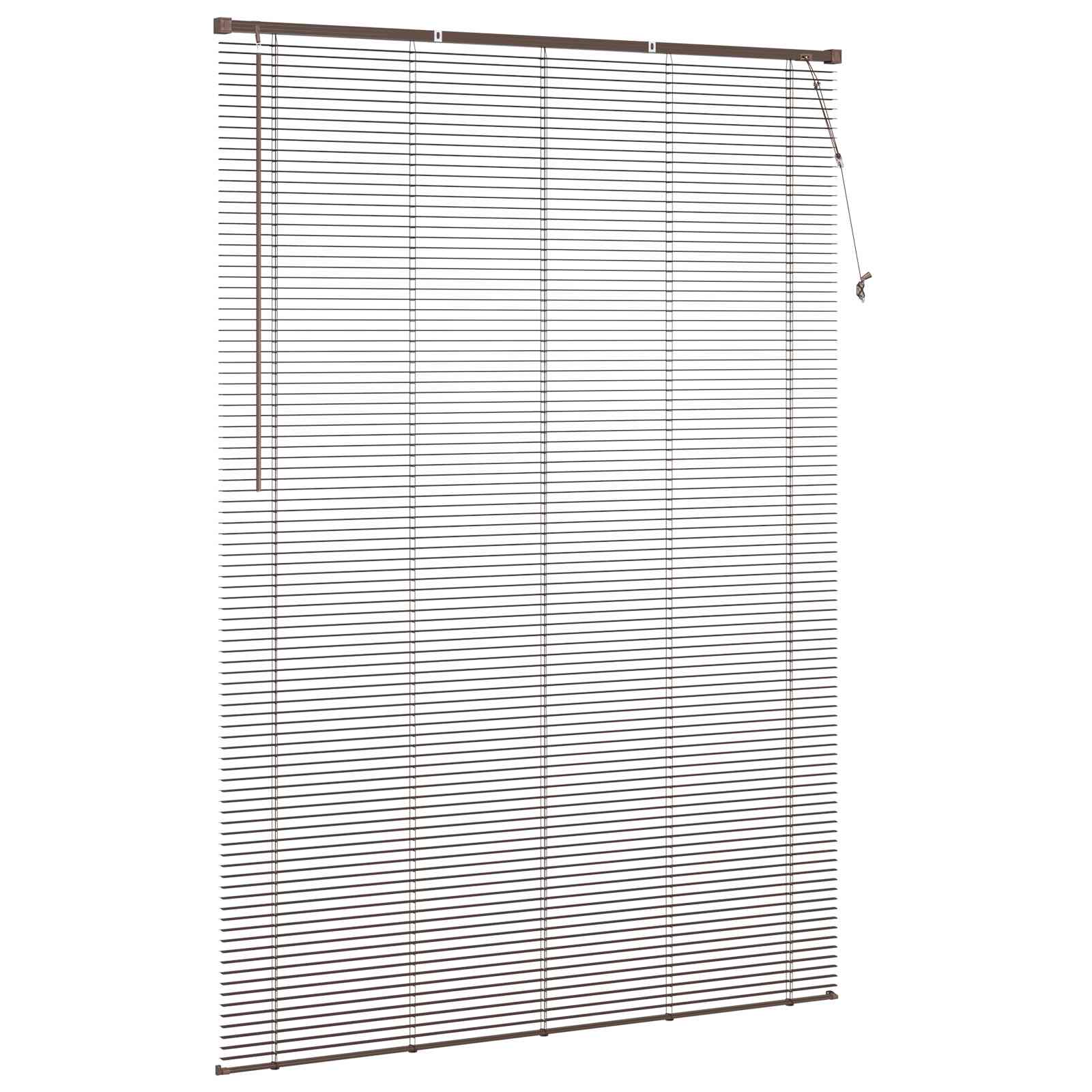 Venecijanska roleta Tamno smeđa s uzorkom 213 x 130 cm PVC