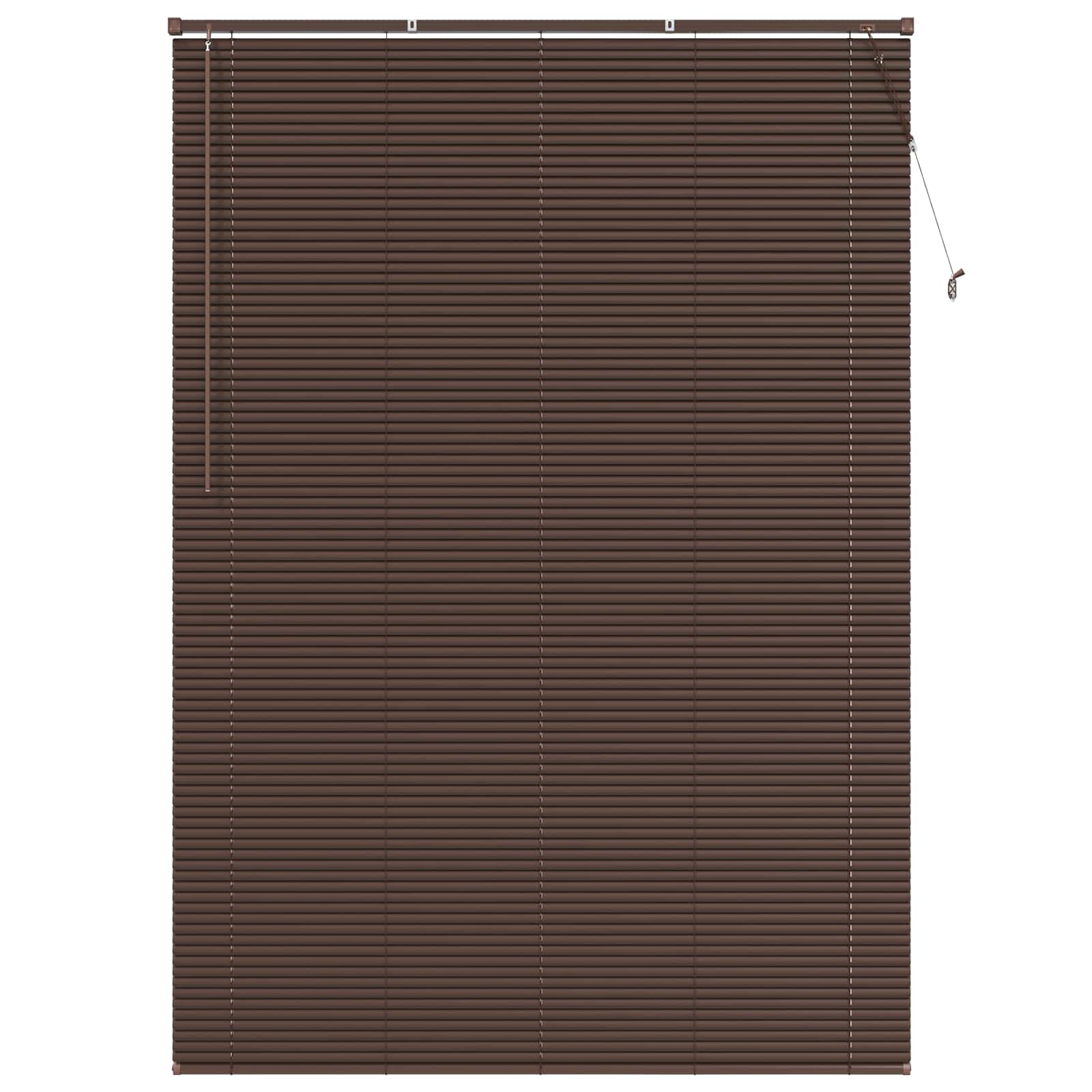 Venecijanska roleta Tamno smeđa s uzorkom 213 x 130 cm PVC