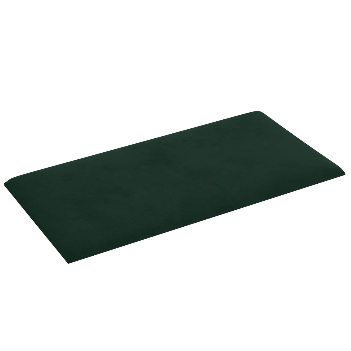 Zidna uzglavlja 12 kom. Tamnozelena Baršun 30 x 15 cm