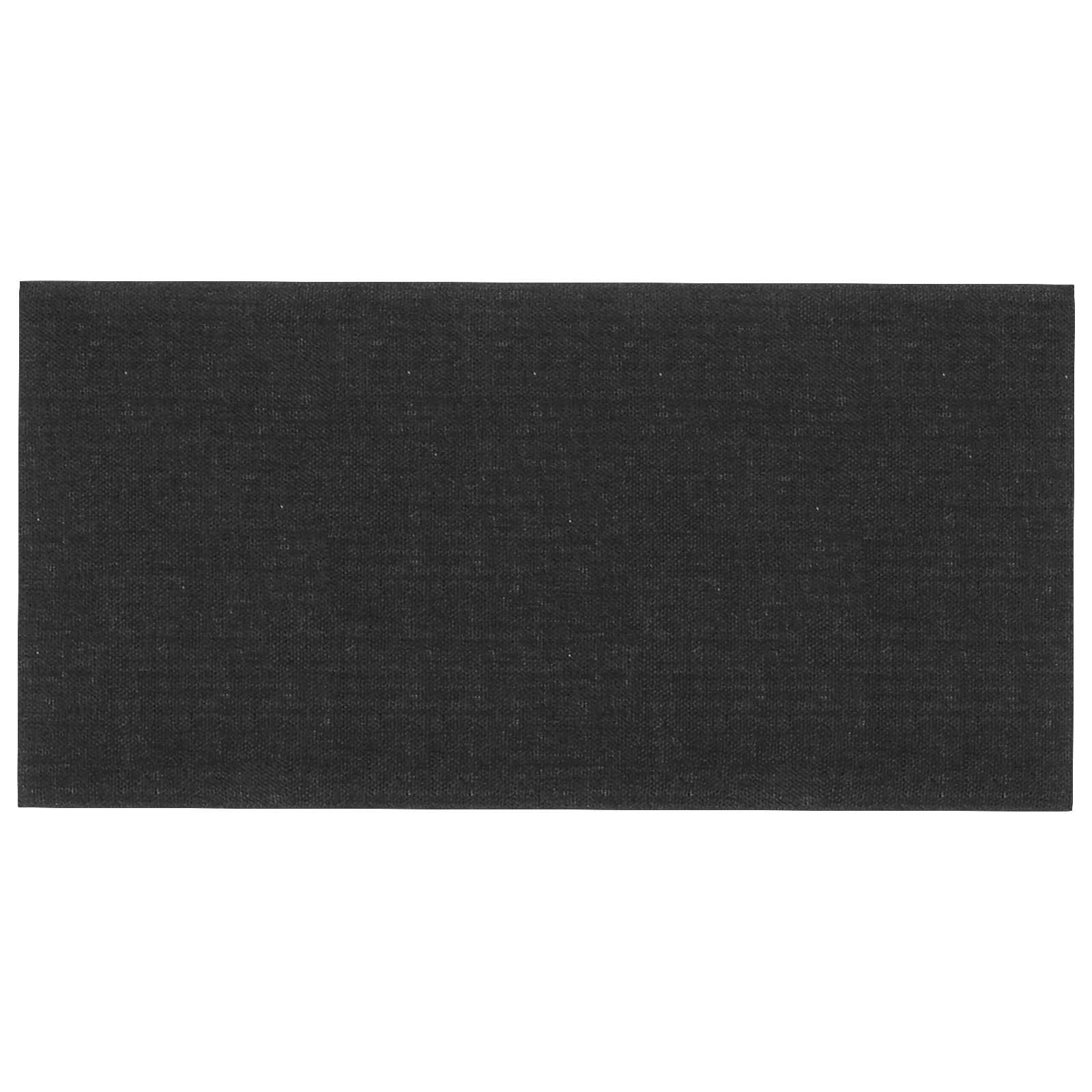 Zidna uzglavlja 12 pcs Crna 60 x 30 cm tkanina