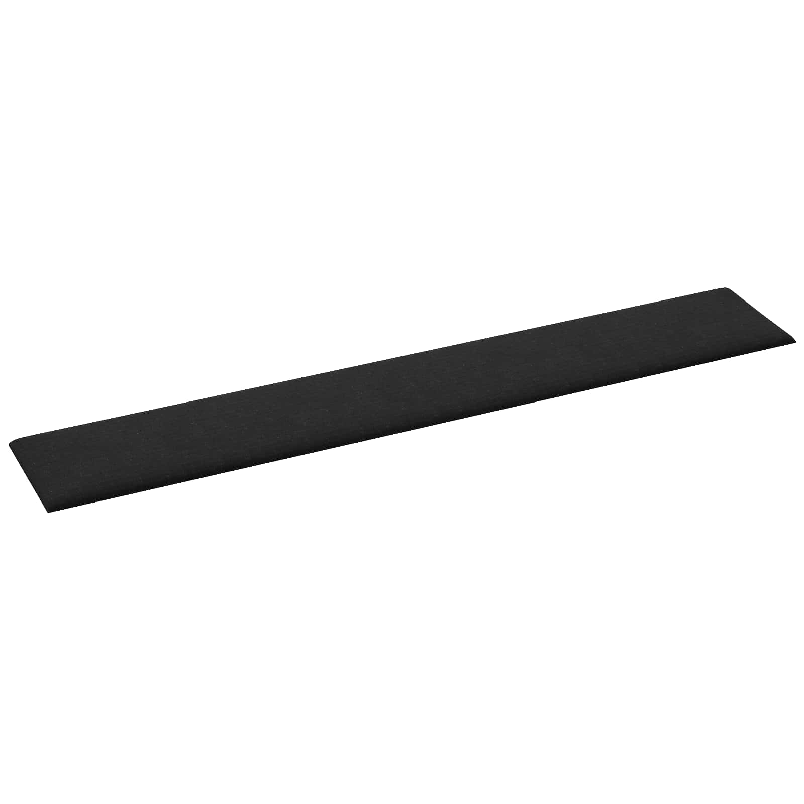 Zidna uzglavlja 12 pcs Crna 90 x 15 cm tkanina