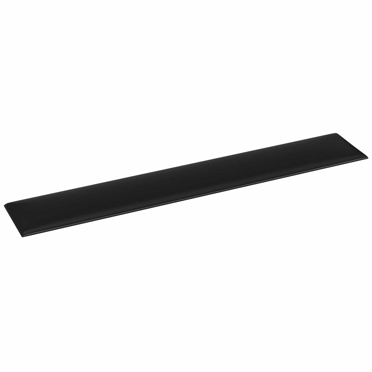 Zidna uzglavlja 12 pcs Crna 90 x 15 cm tkanina