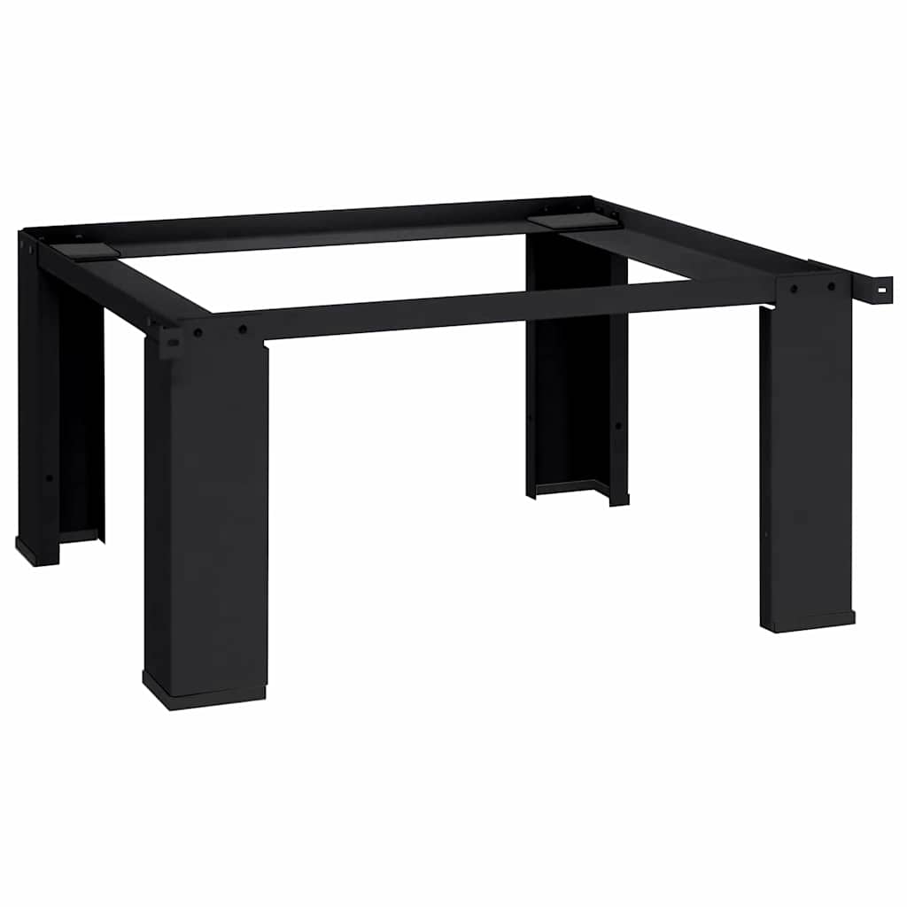 Pedestal za perilicu rublja Crna 64 x 55 x 32,5 cm Čelik