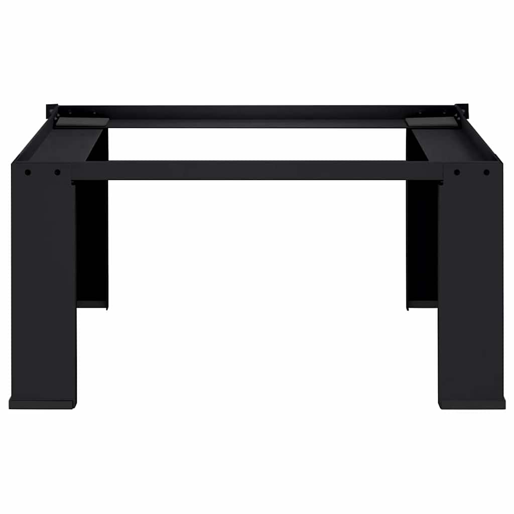 Pedestal za perilicu rublja Crna 64 x 55 x 32,5 cm Čelik