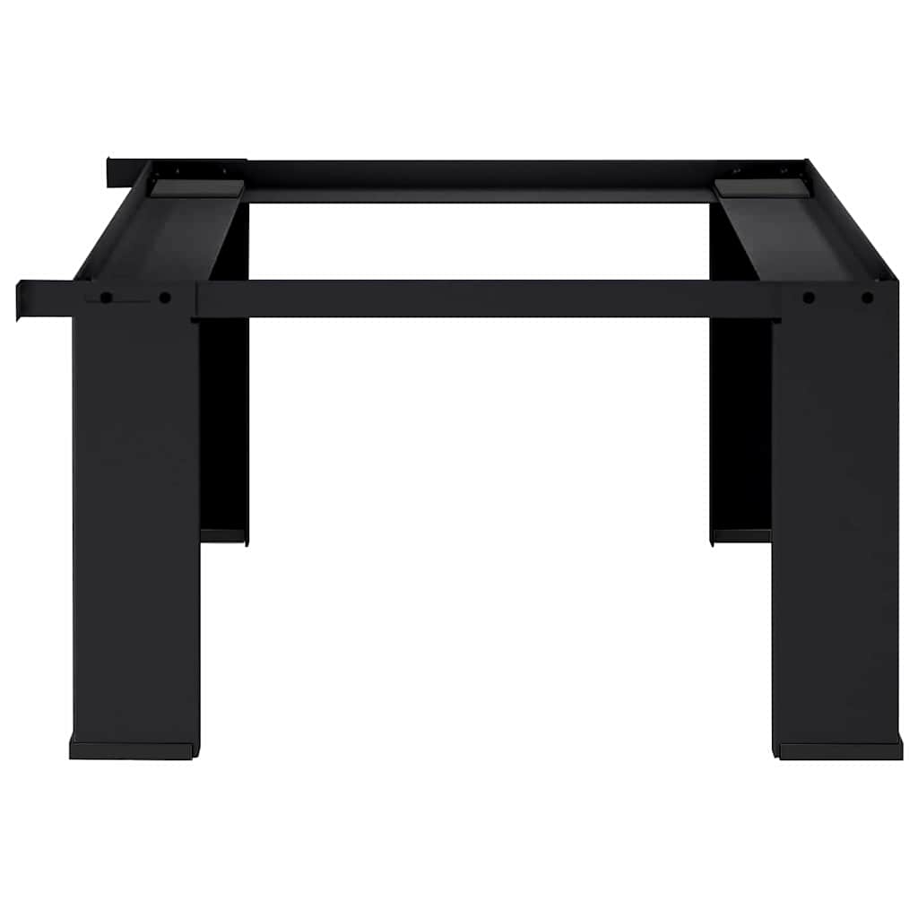 Pedestal za perilicu rublja Crna 64 x 55 x 32,5 cm Čelik
