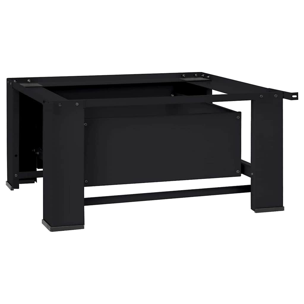 Pedestal za perilicu rublja Crna 64 x 55 x 32,5 cm Čelik