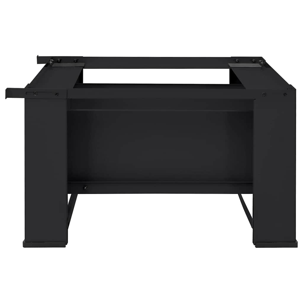 Pedestal za perilicu rublja Crna 64 x 55 x 32,5 cm Čelik
