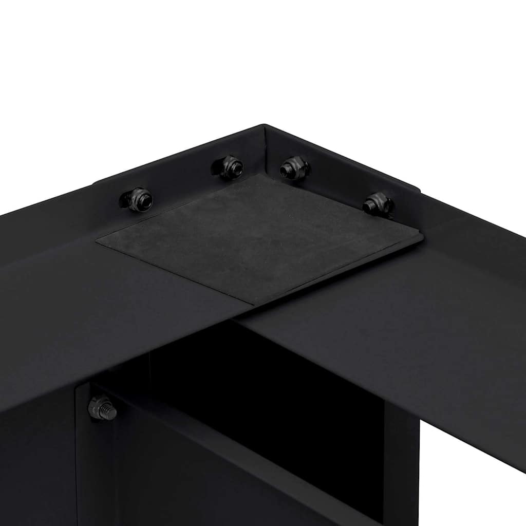 Pedestal za perilicu rublja 2 pcs Crna 127 x 54,5 x 32,5 cm