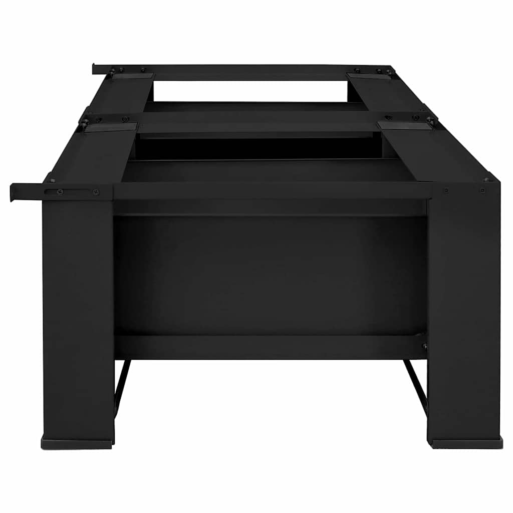 Pedestal za perilicu rublja 2 pcs Crna 127 x 54,5 x 32,5 cm
