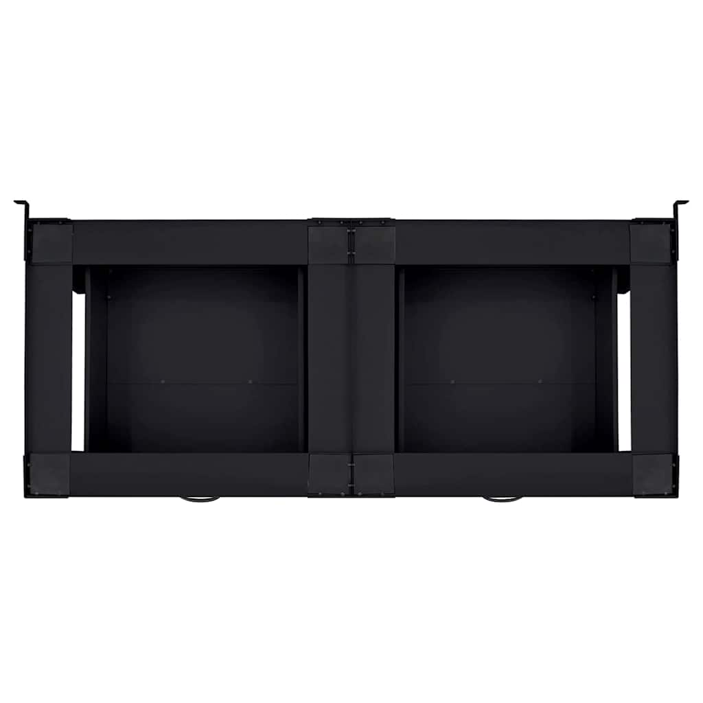 Pedestal za perilicu rublja 2 pcs Crna 127 x 54,5 x 32,5 cm