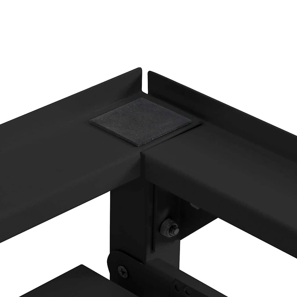 Pedestal za perilicu rublja 2 pcs Crna 120 x 56 x 52 cm Čelik
