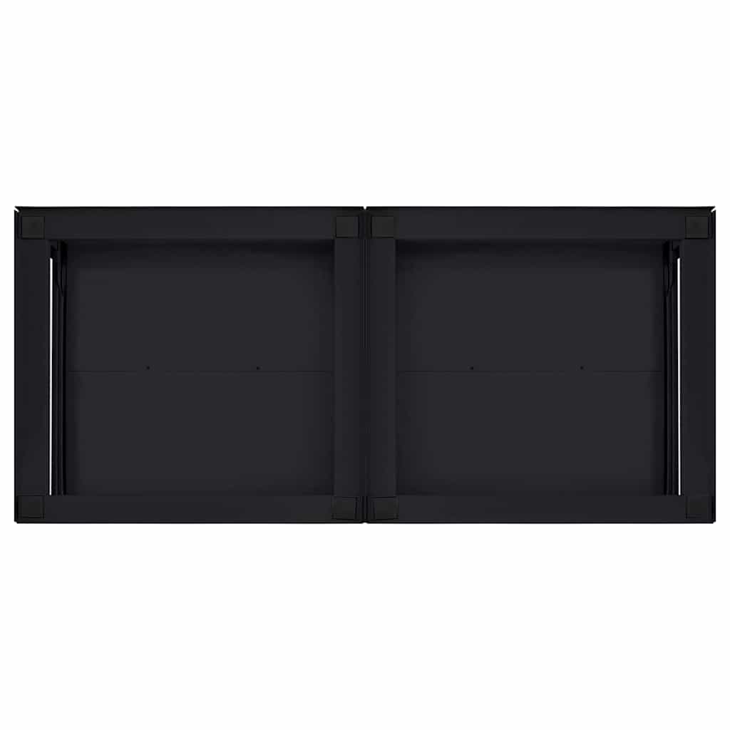 Pedestal za perilicu rublja 2 pcs Crna 120 x 56 x 52 cm Čelik