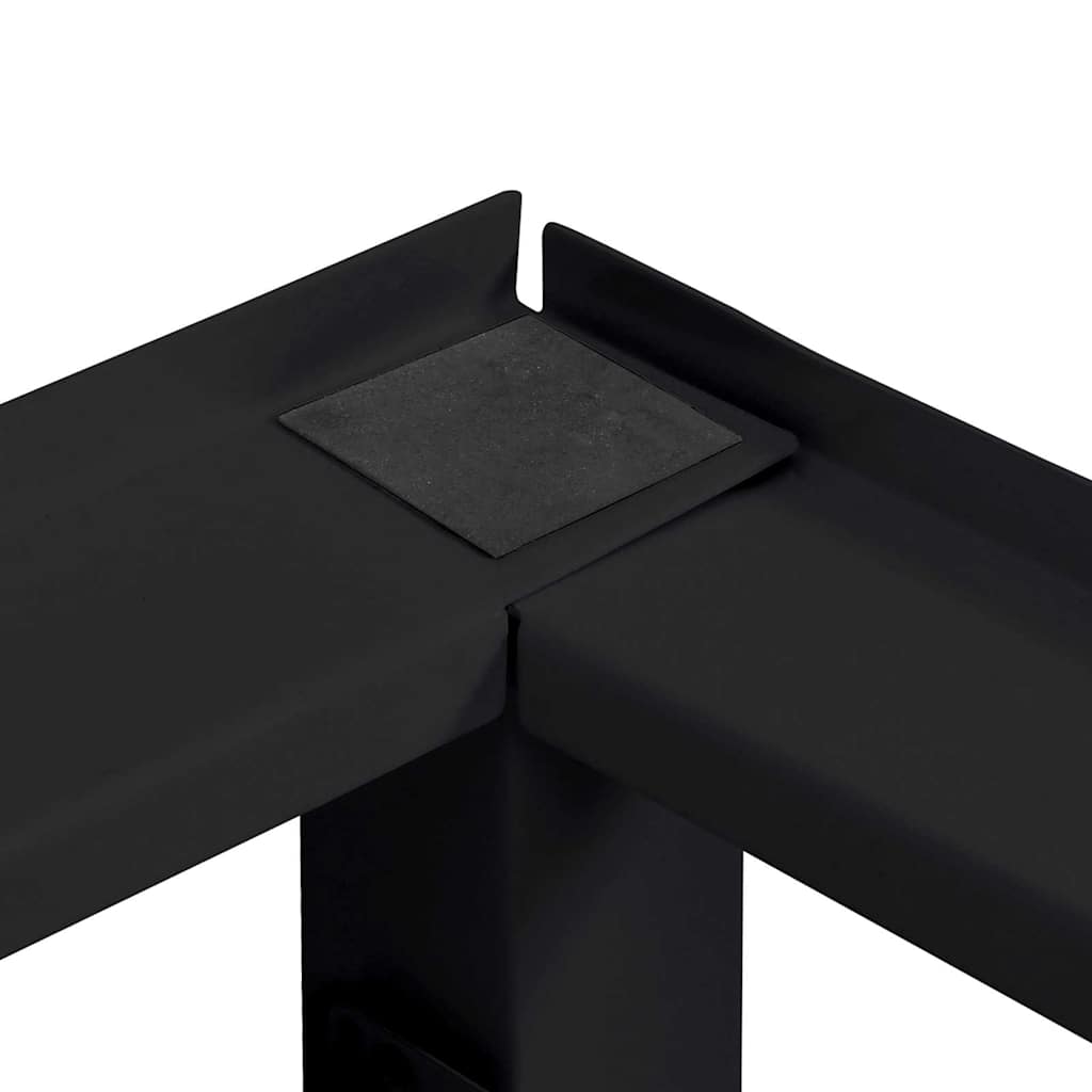 Pedestal za perilicu rublja Crna 62 x 60,5 x 32,5 cm Čelik