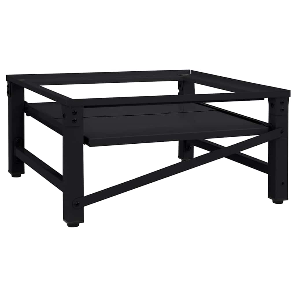 Pedestal za perilicu rublja Crna 62 x 60,5 x 32,5 cm Čelik