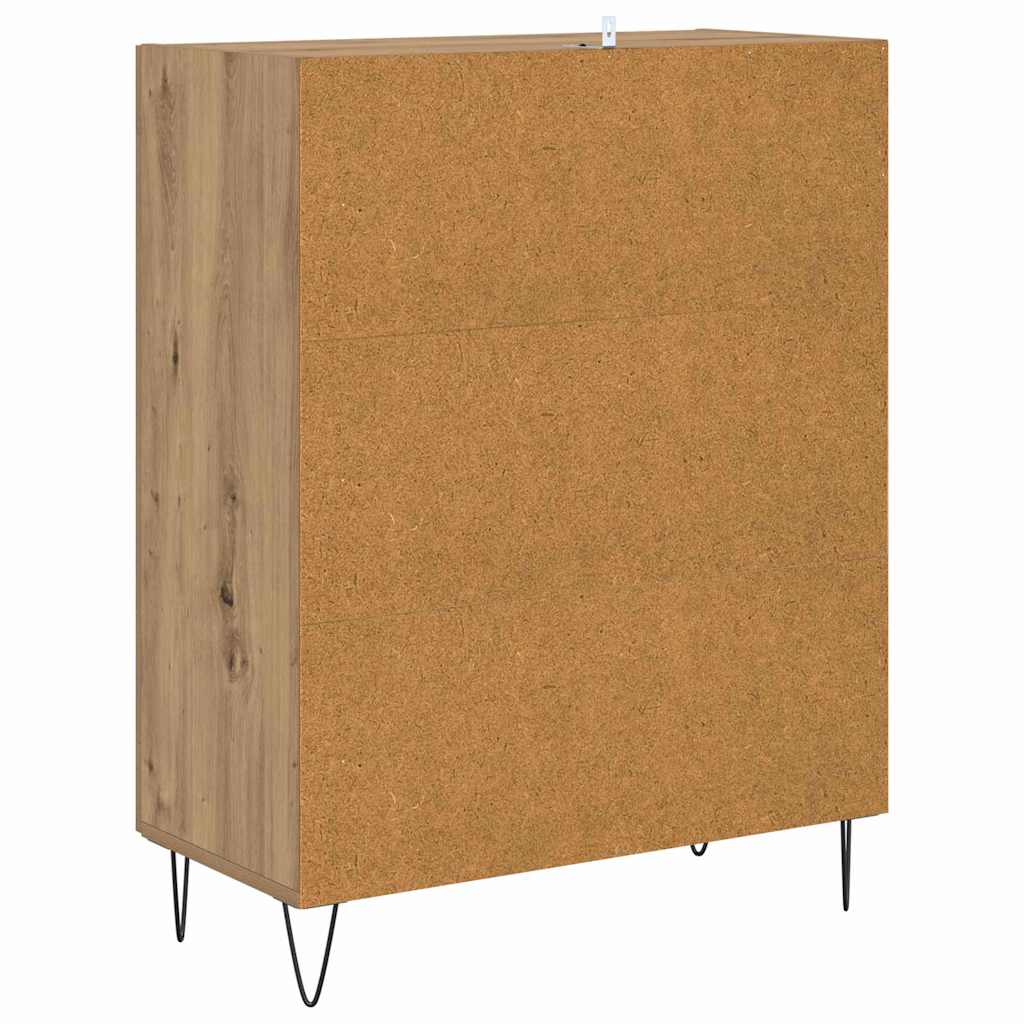 Kreveta Umjetnički hrast 69,5 x 34 x 90 cm Konstruirano drvo