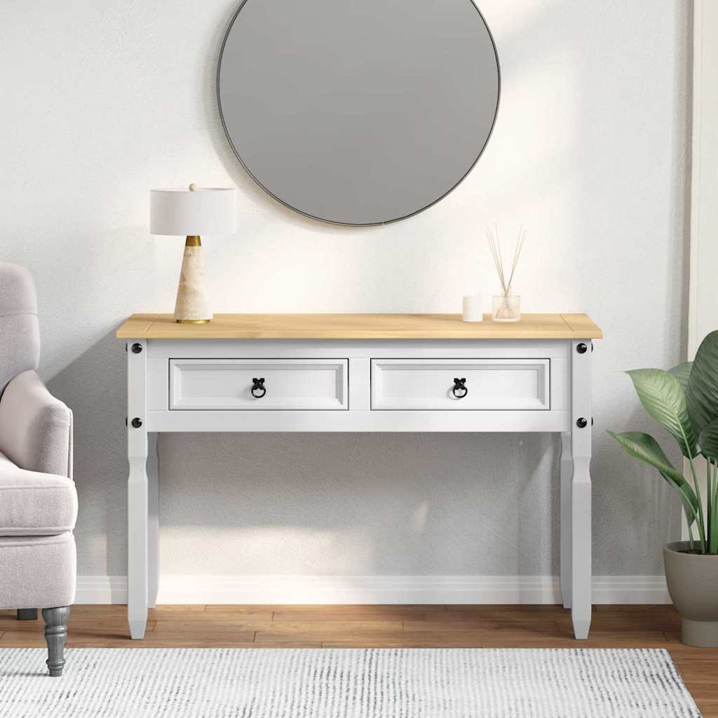 Konačna Stolić s ladicama Corona Bijelo 115 x 46 x 73 cm