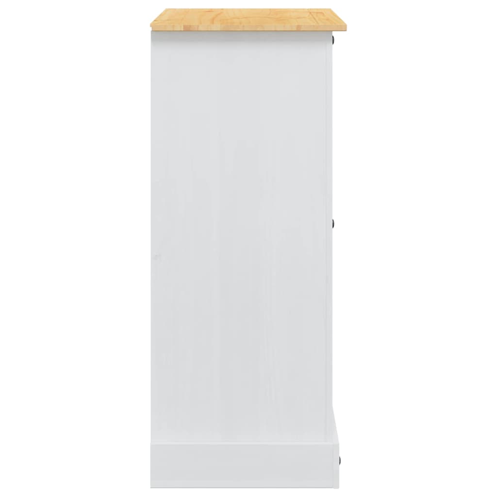 Kutije za pohranu s ladicama Corona Bijeli 92 x 48 x 114 cm