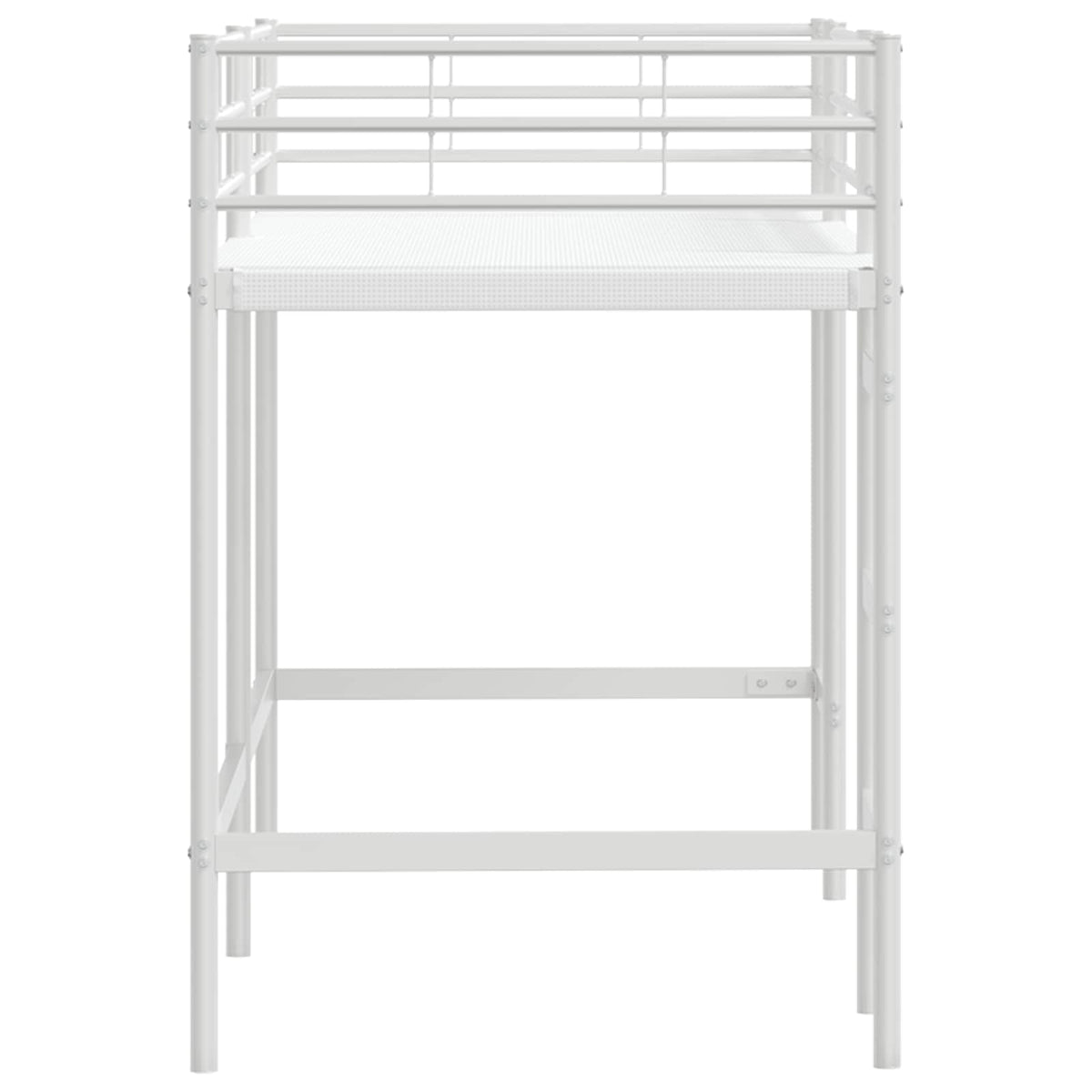 Okvir Krevet za Dječji Loft Bijelo 74,5 x 190 cm Čelik