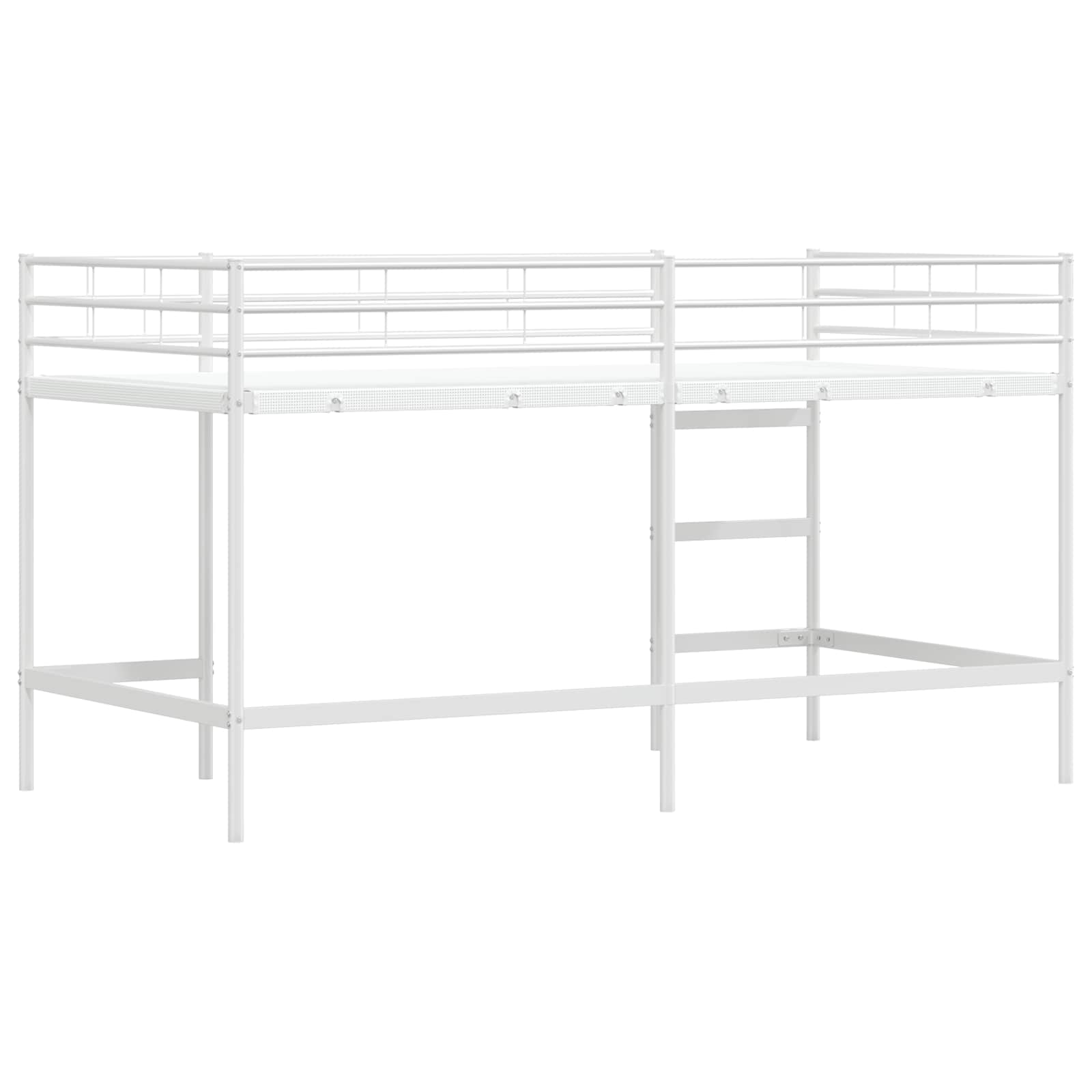 Okvir Krevet za Dječji Loft Bijelo 79,5 x 200 cm Čelik