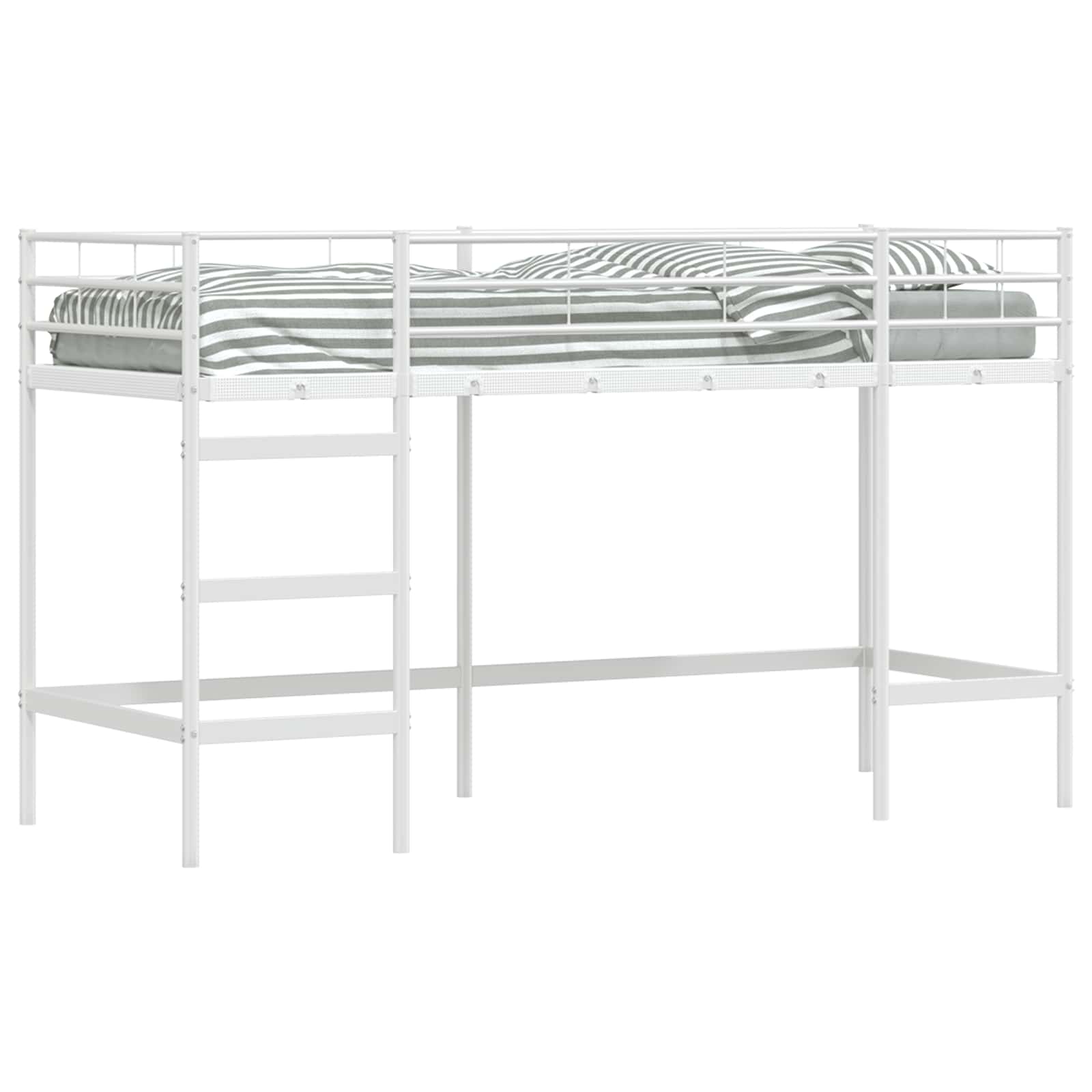 Okvir Krevet za Dječji Loft Bijelo 99,5 x 190 cm Čelik