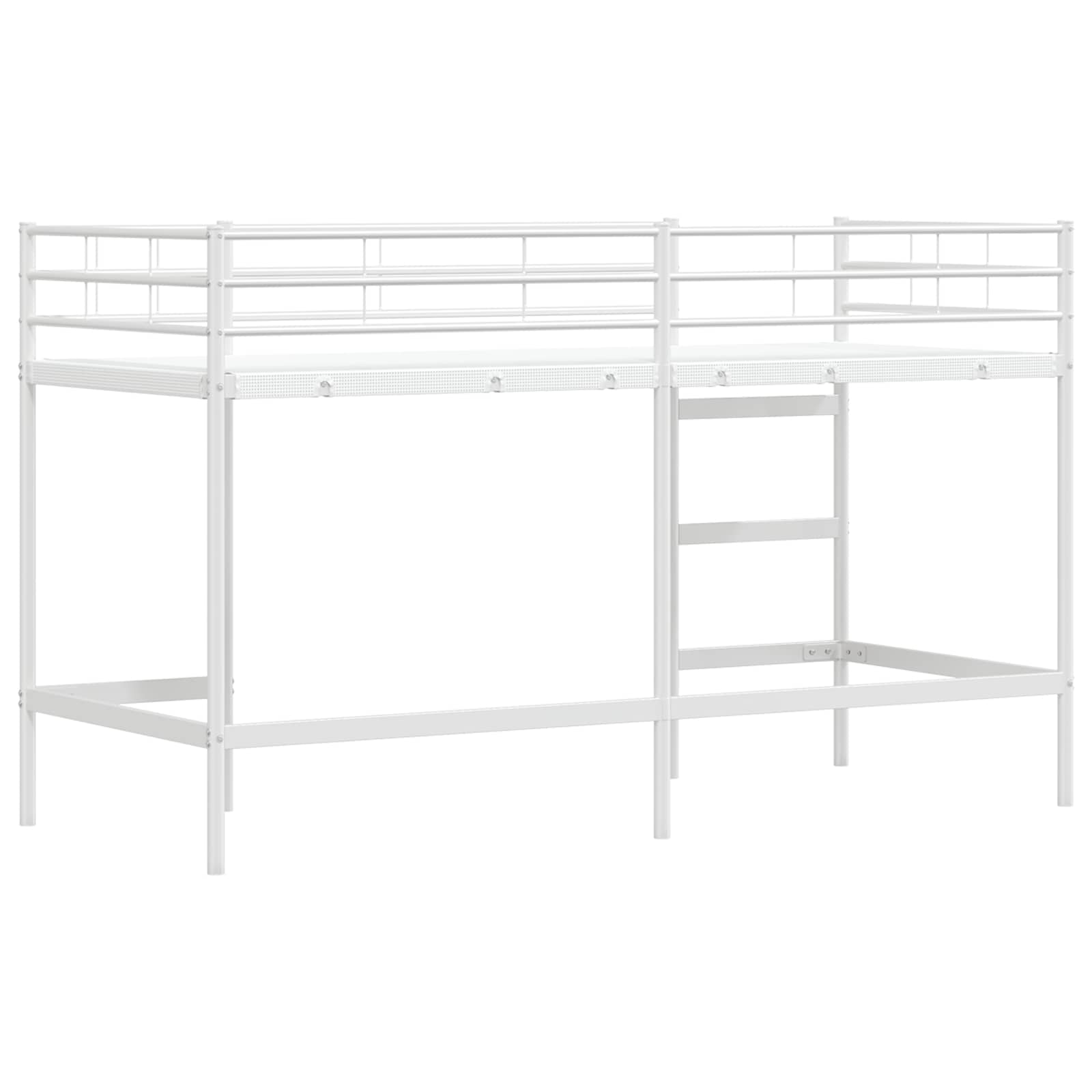 Okvir Krevet za Dječji Loft Bijelo 99,5 x 190 cm Čelik