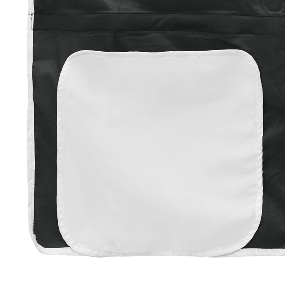 Krevet na kat za djecu s zavjesama Bijela i crna 100 x 200 cm