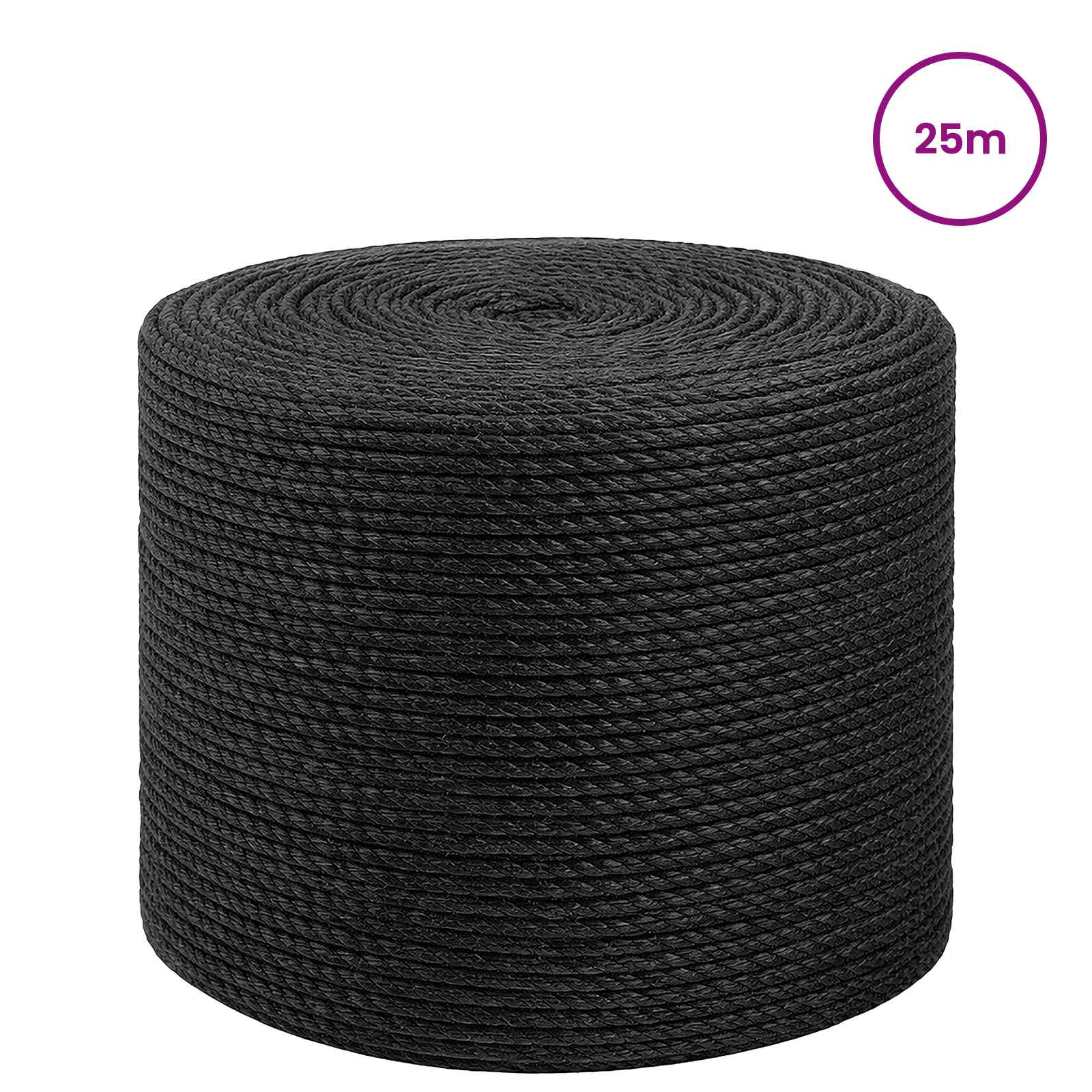 Uže od jute 6 Crna 100% Juta Tossa