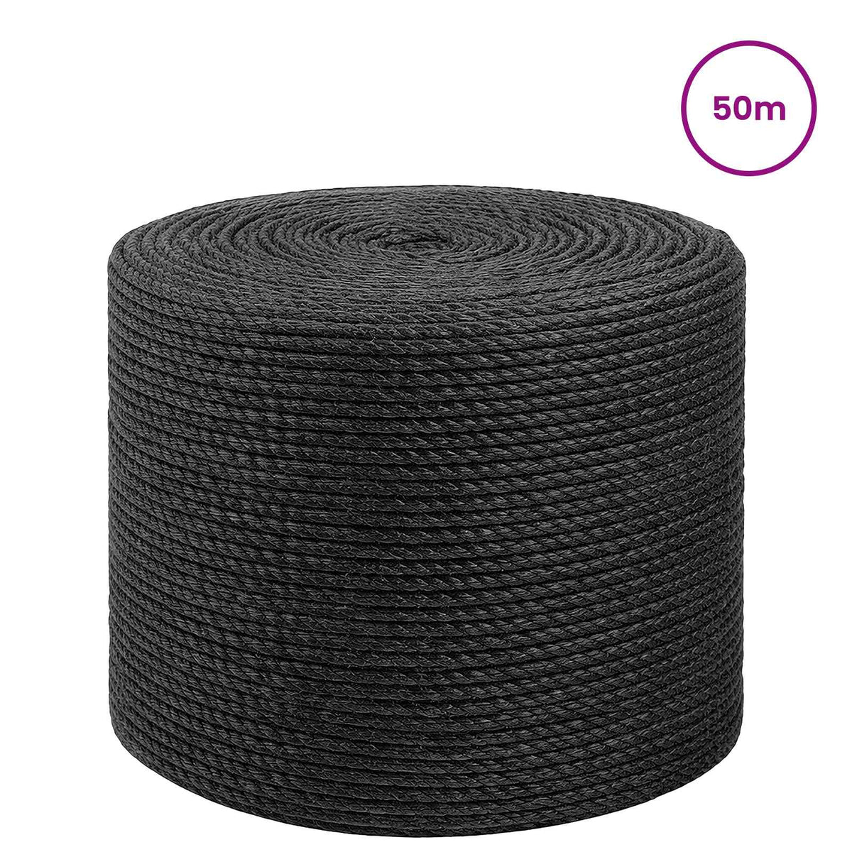 Uže od jute 6 Crna 100% Juta Tossa