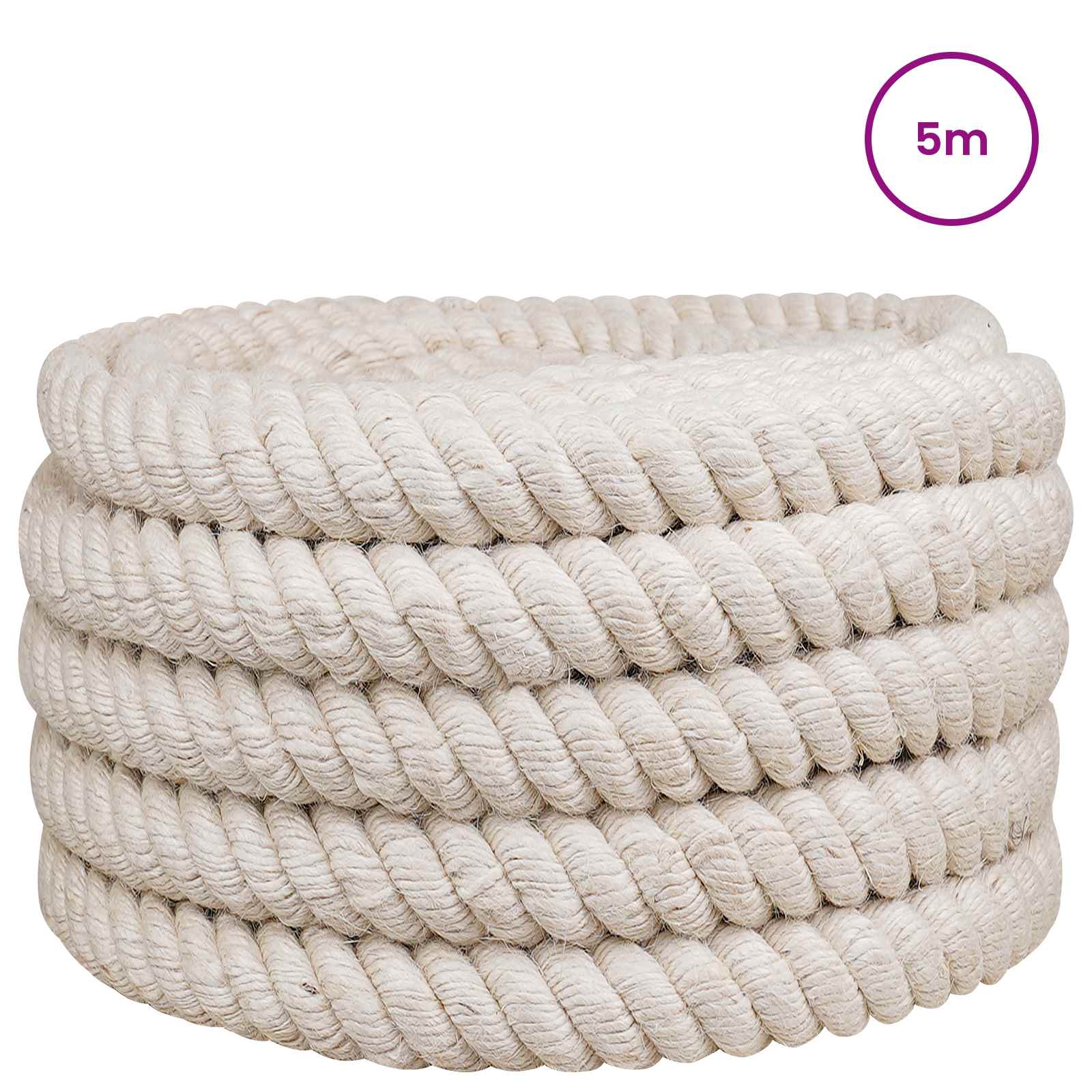 Uže od jute 50 Bijela 100% Juta Tossa