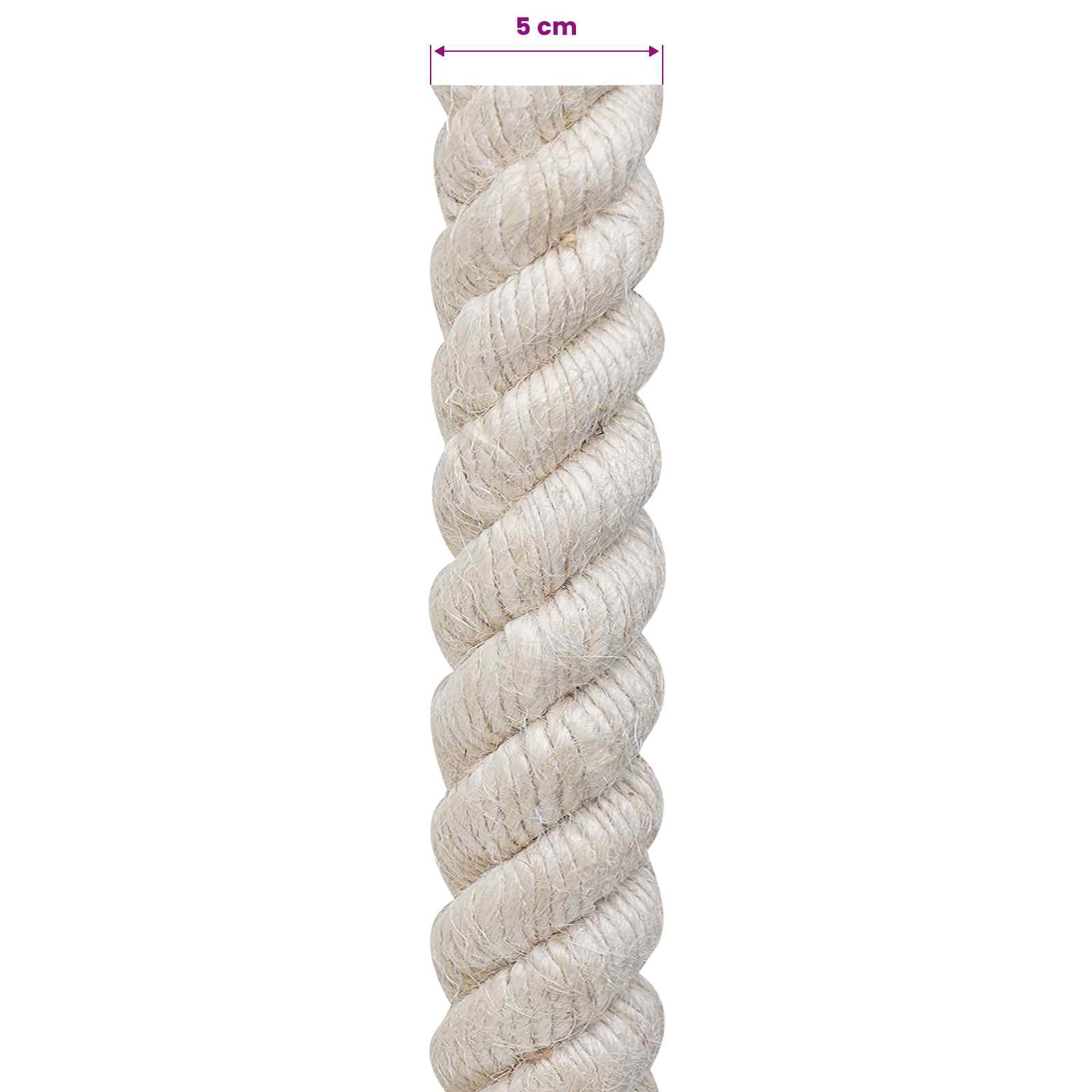 Uže od jute 50 Bijela 100% Juta Tossa
