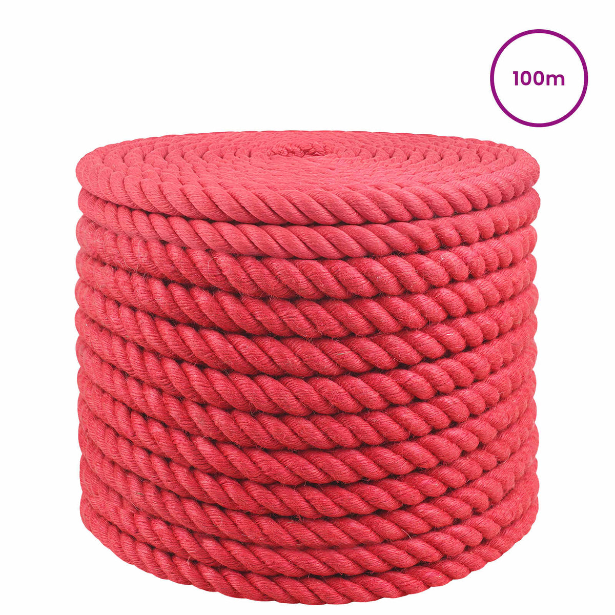 Uže od jute 20 mm Crvena 100% Juta Tossa