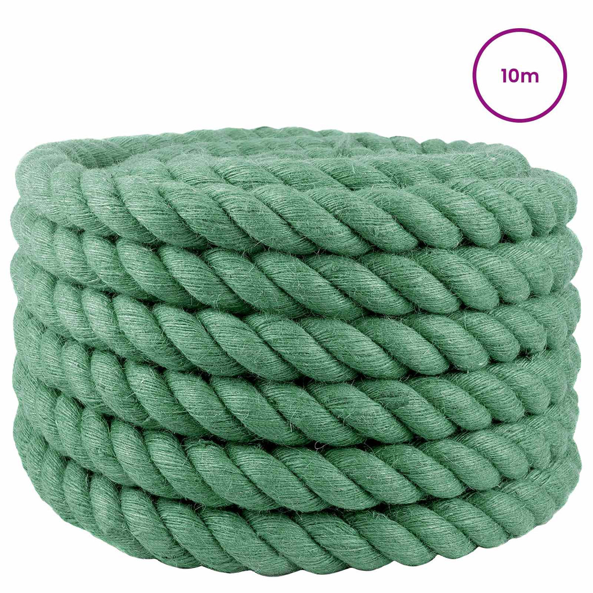 Uže od jute 50 mm Zelena 100% Juta Tossa