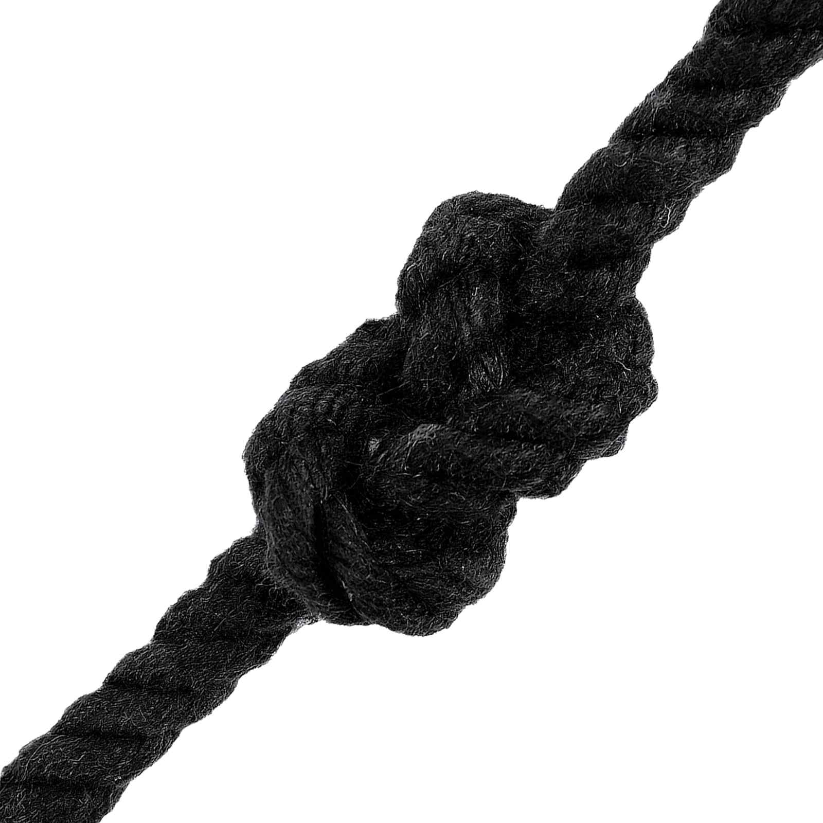 Konop Crna 0,6 x 0,6 x 2500 cm Pamuk