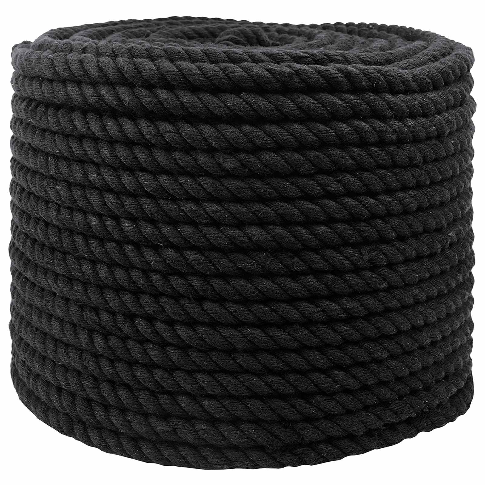Konop Crna 1,2 x 1,2 x 2500 cm Pamuk