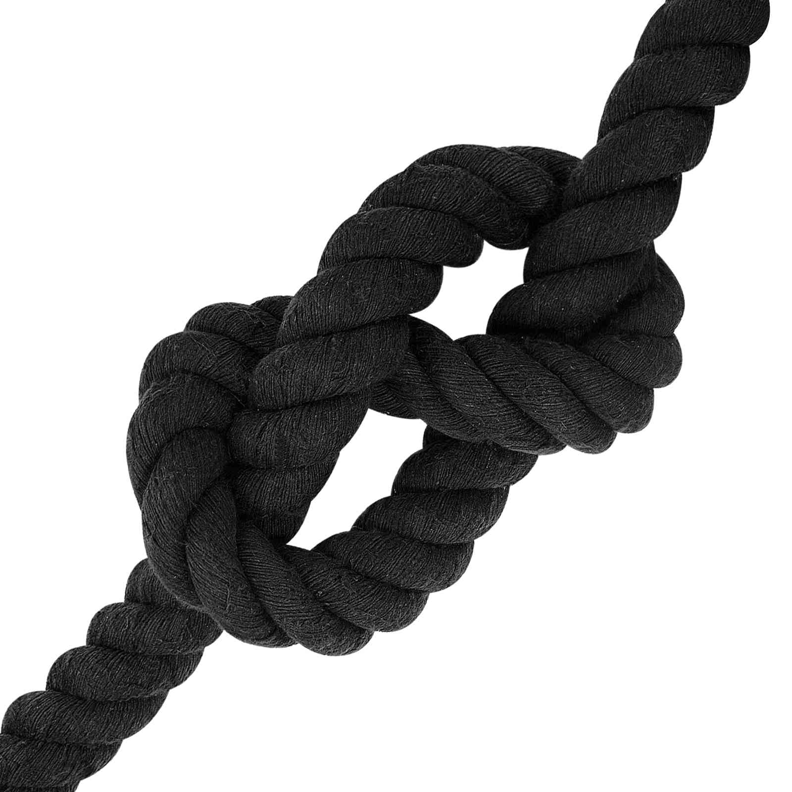 Konop Crna 3,6 x 3,6 x 1000 cm Pamuk