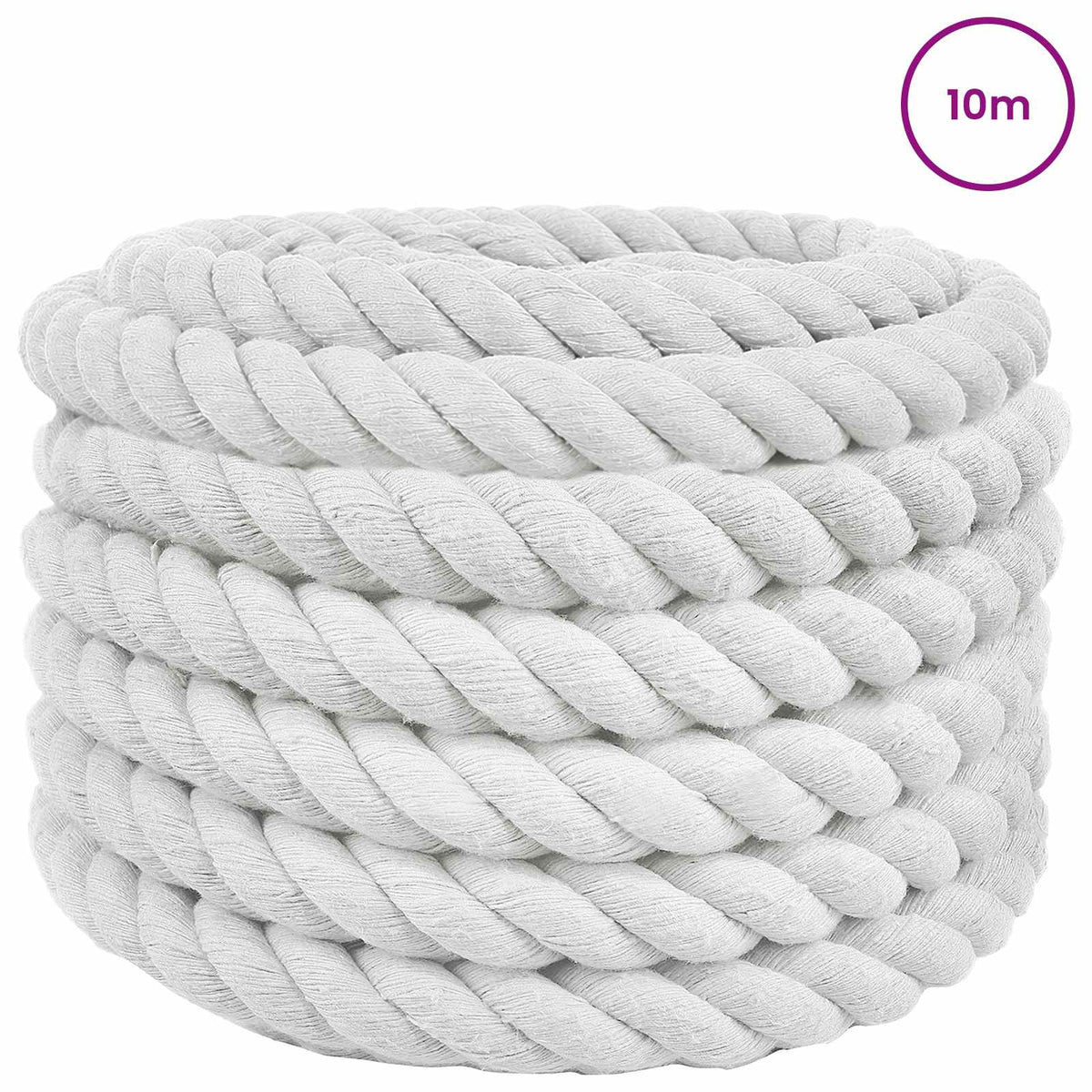 Pamučno uže 10 m 40 Bijela 100% Pamuk