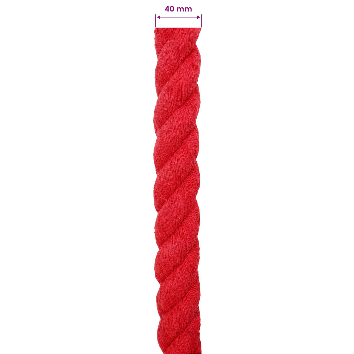 Konop Crvena 4 x 4 x 1000 cm Pamuk