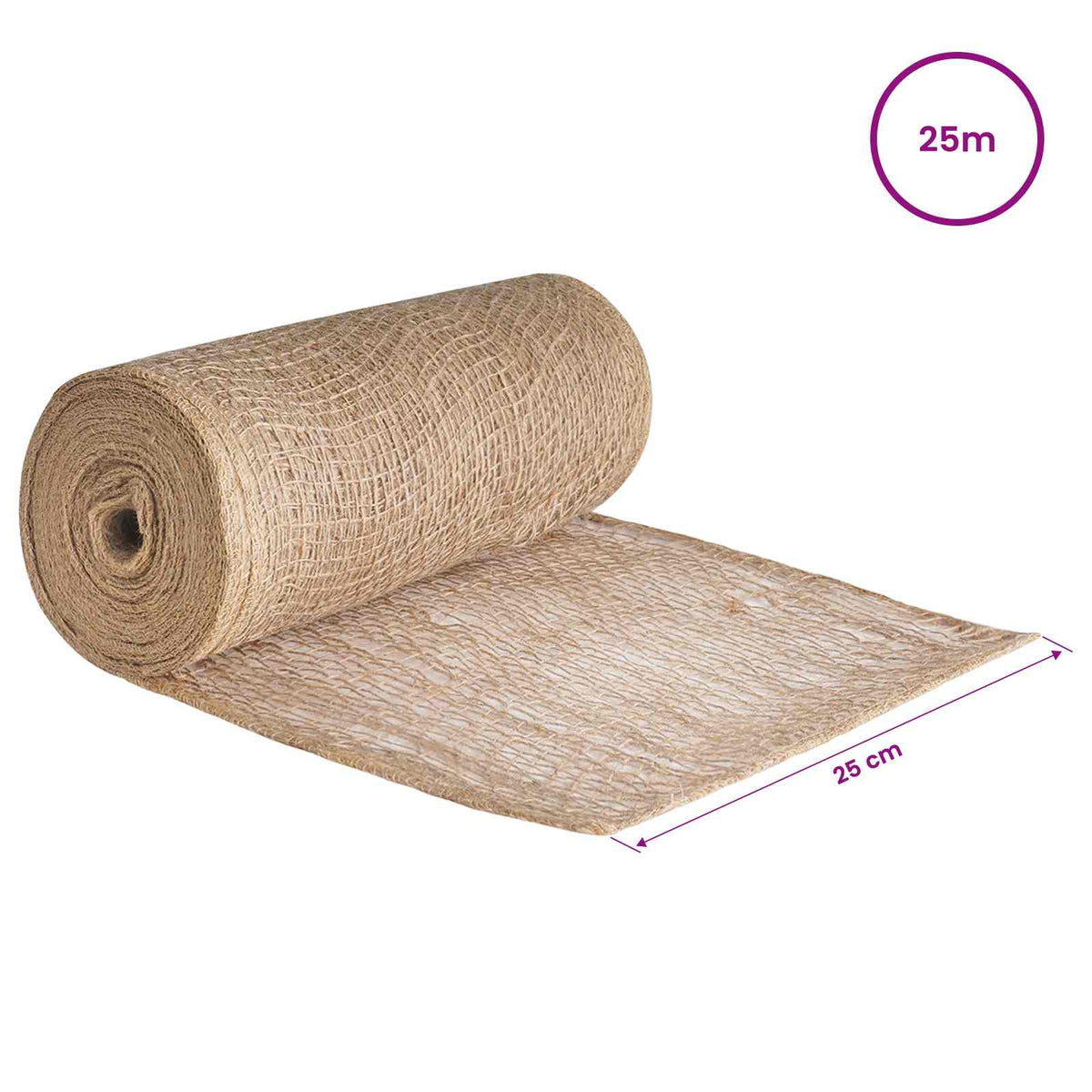 Jutena rola 25 x 2500 cm