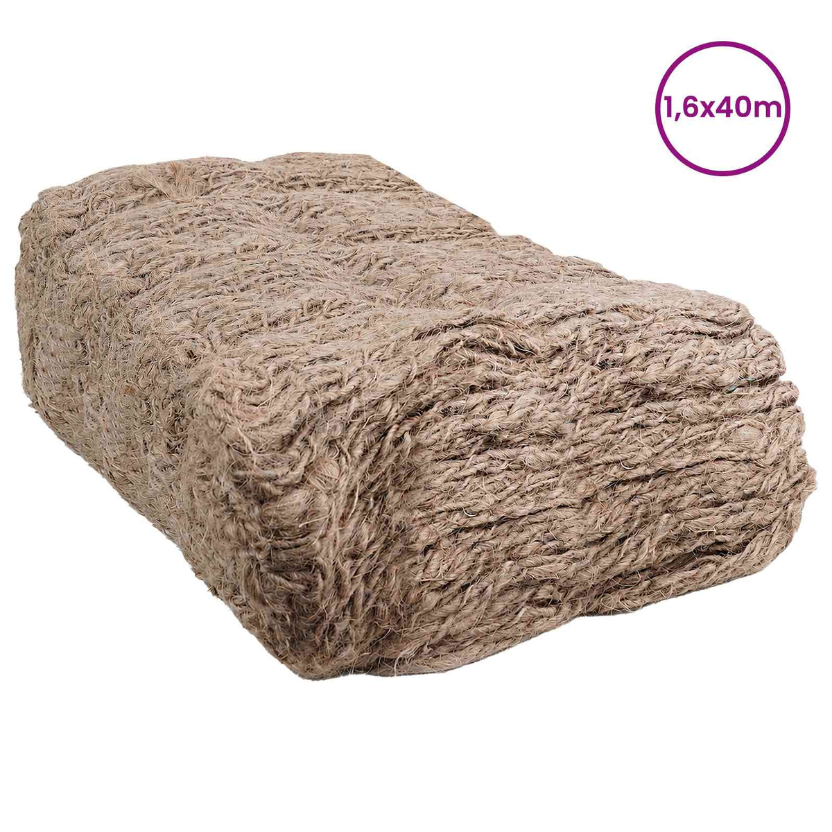 Jutena podloga za embankment Prirodna 1,6 x 40 m