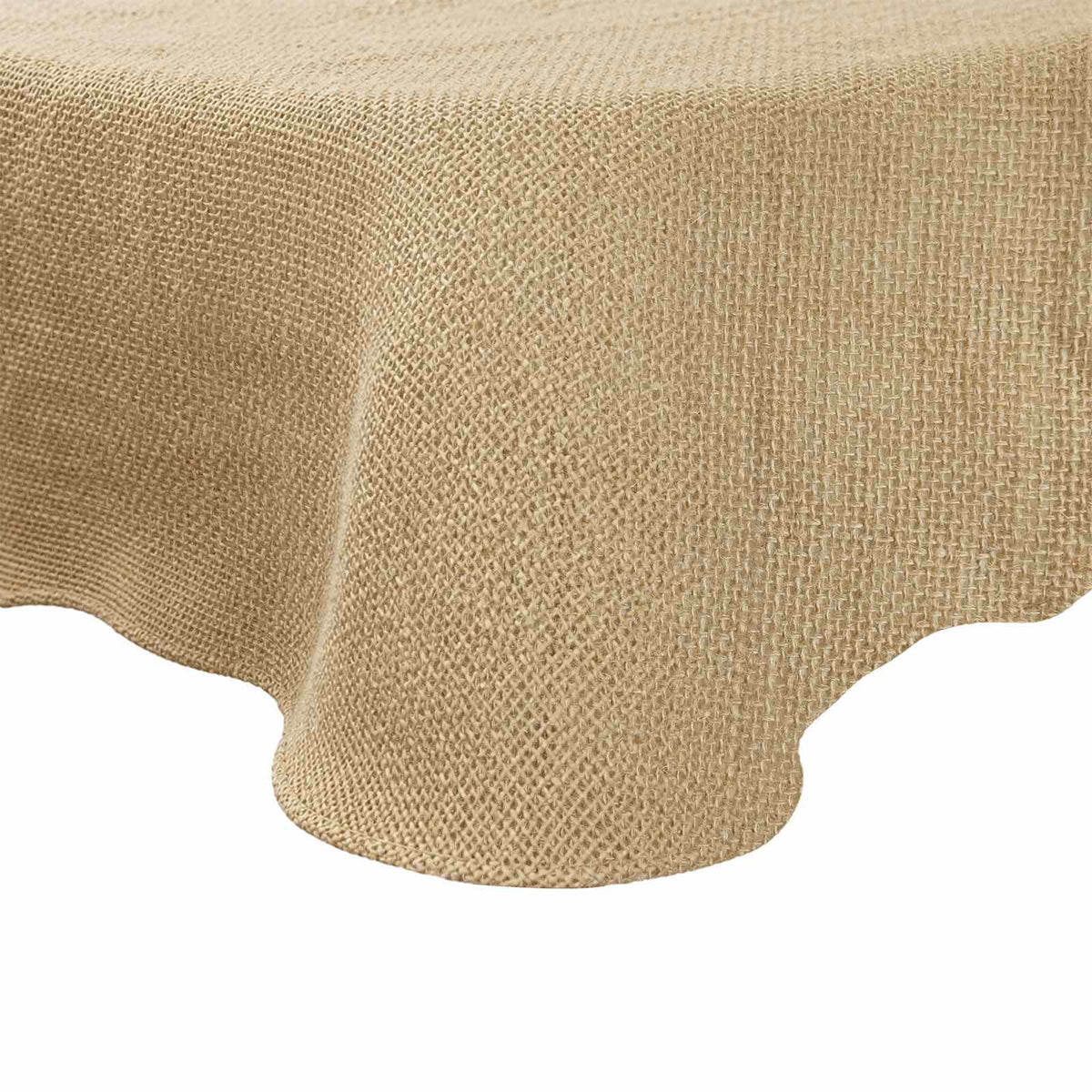 Stolnjak od jute Prirodna Ø 140 cm 100% Jut