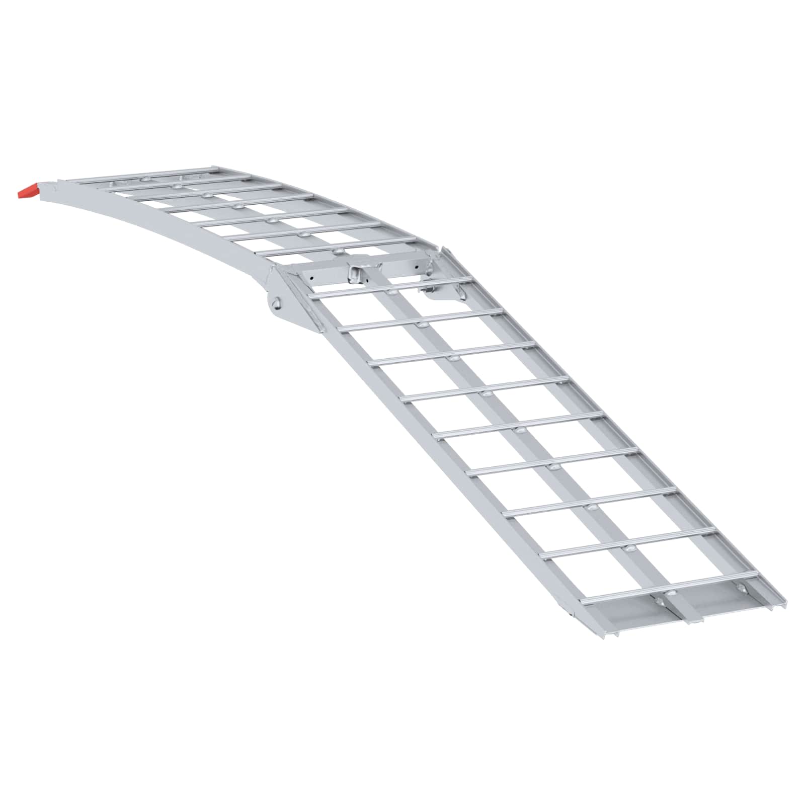 Ramp za motocikle Srebrno 180 x 28 x 5 cm Aluminij